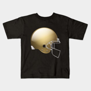 Original Football Helmet in Yellow Color Kids T-Shirt